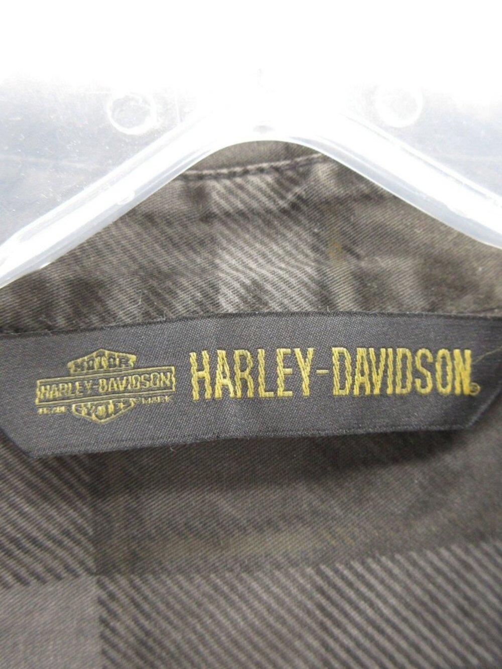 Harley Davidson Shirt XXXL Button Down Plaid Slim Fit Moto Heritage NEW - Picture 12 of 15